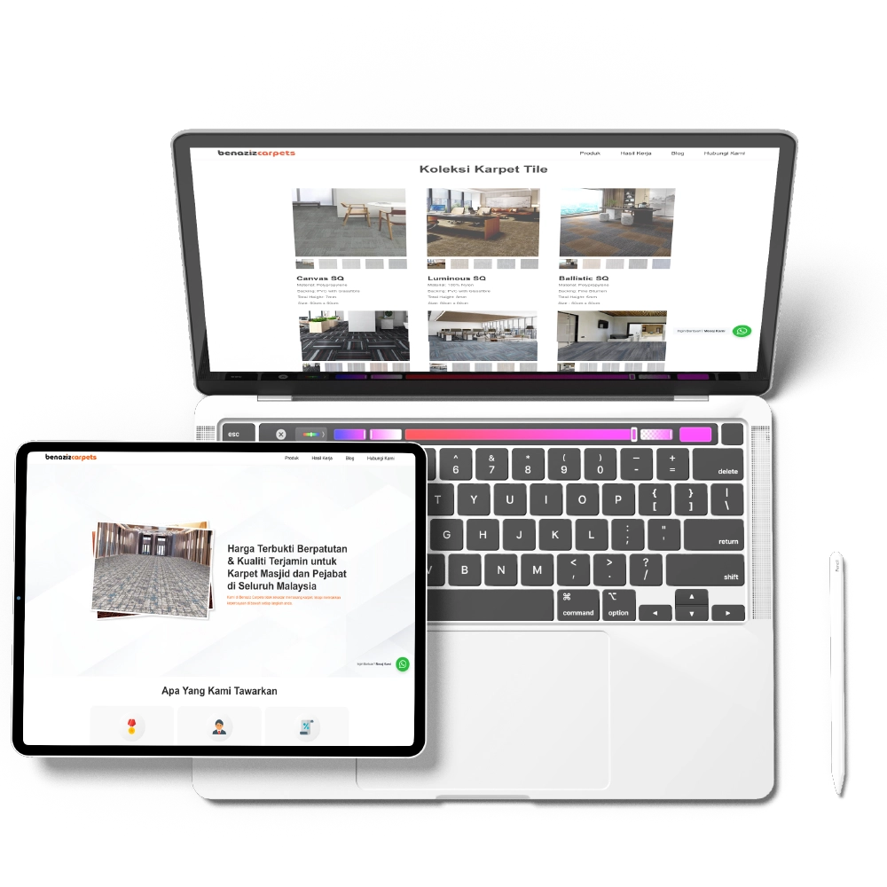 Image Webstudio Portfolio Benaziz Carpets